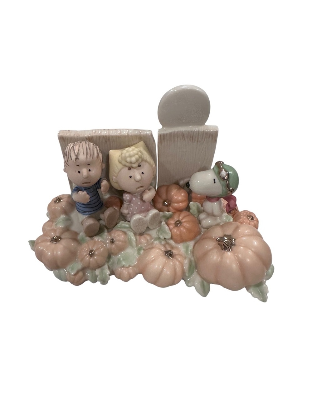 2006 Lenox Peanuts - The Great Pumpkin Patch - HTF RARE - Snoopy Linus Sally